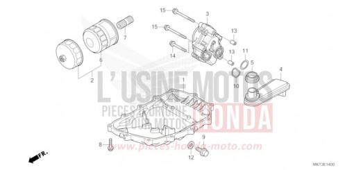 OIL PAN/OIL PUMP ADV750M de 2021